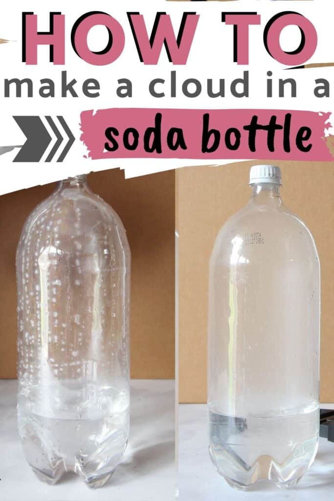 how to make a cloud in a soda bottle