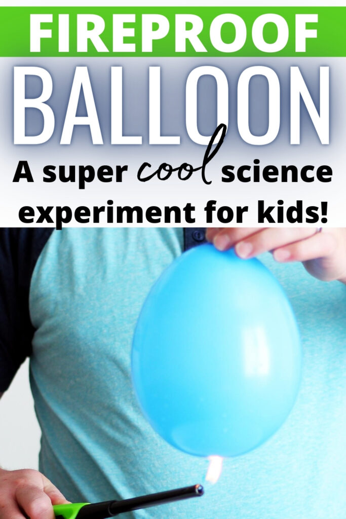 "how to make a fireproof balloon - science experiment for kids-"