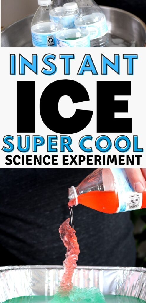 Turn supercooled water into ice