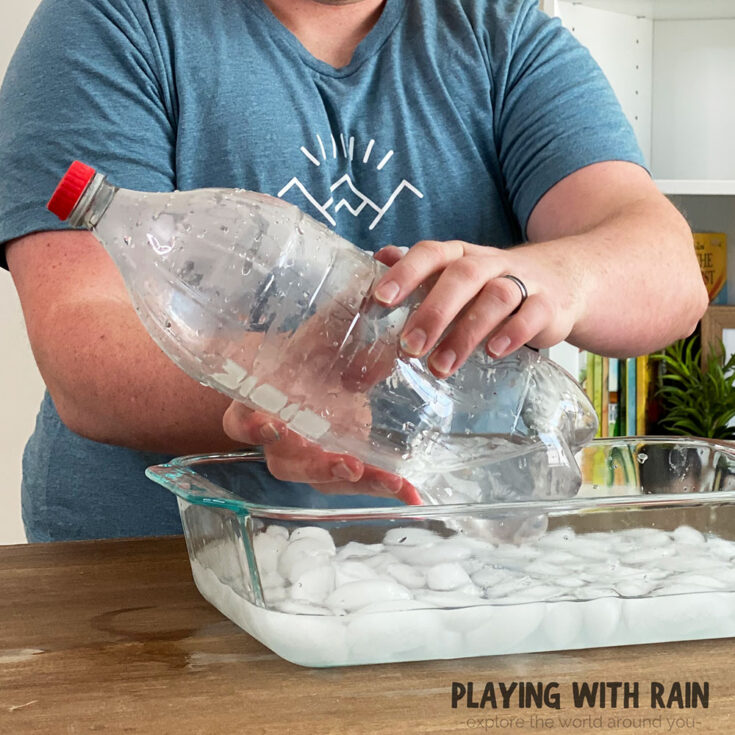 How to collapse a plastic bottle
