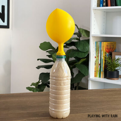 Blow up a balloon with yeast