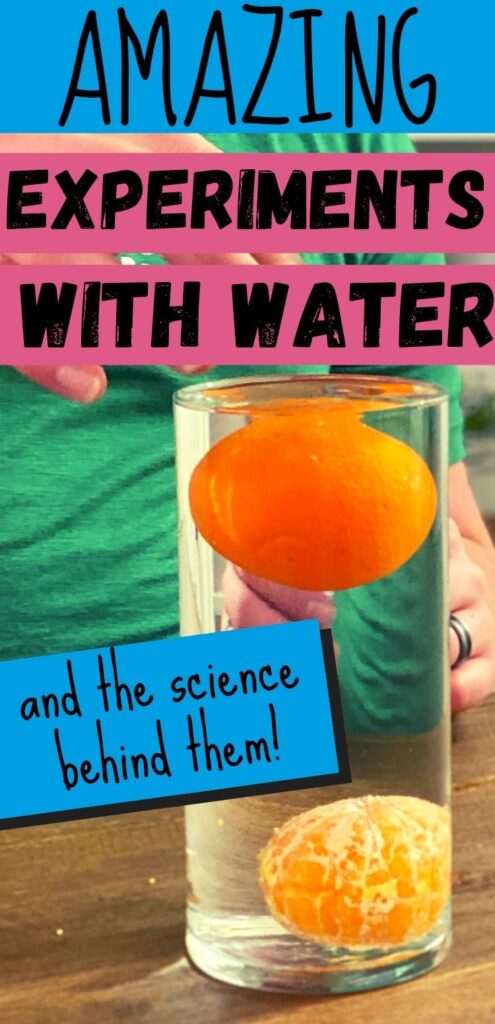 There are many cool experiments you can do with water