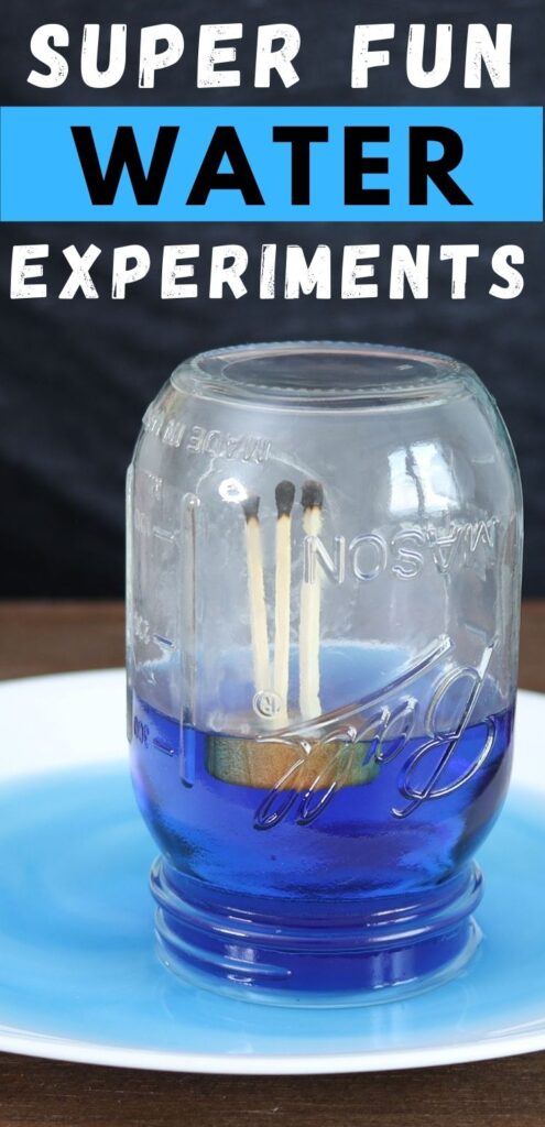 Water experiments are a great way to educate children