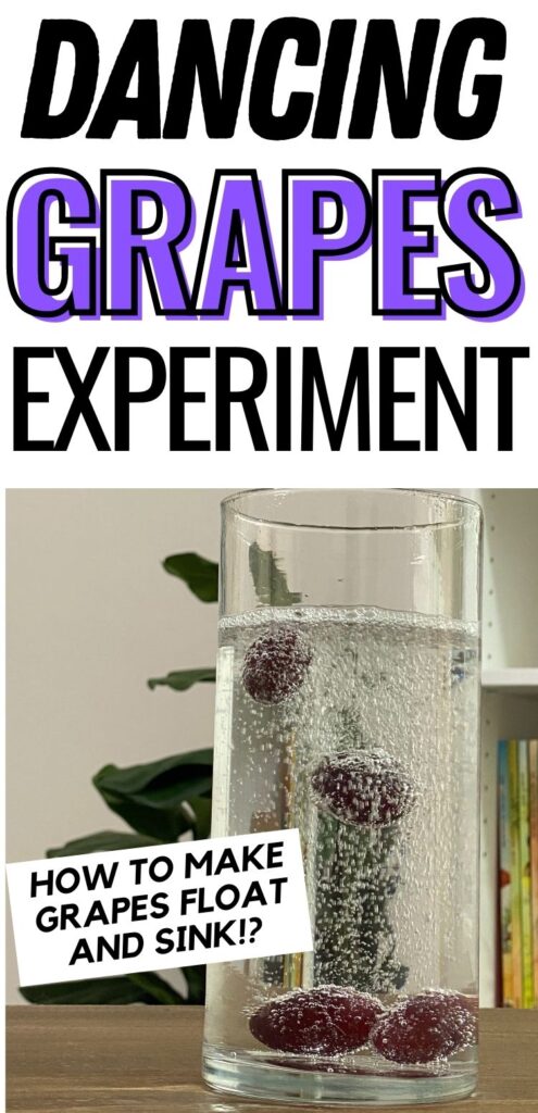 Grapes will sink and float in carbonated beverages