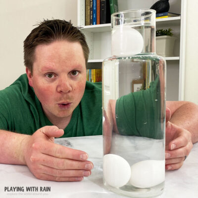 Find out if eggs are fresh in this floating experiment