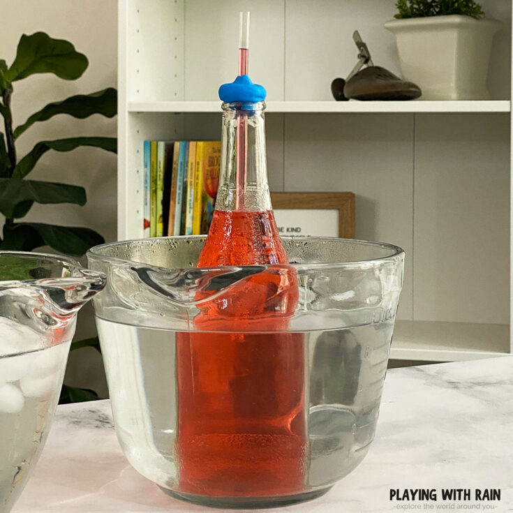 Easy DIY homemade bottle thermometer