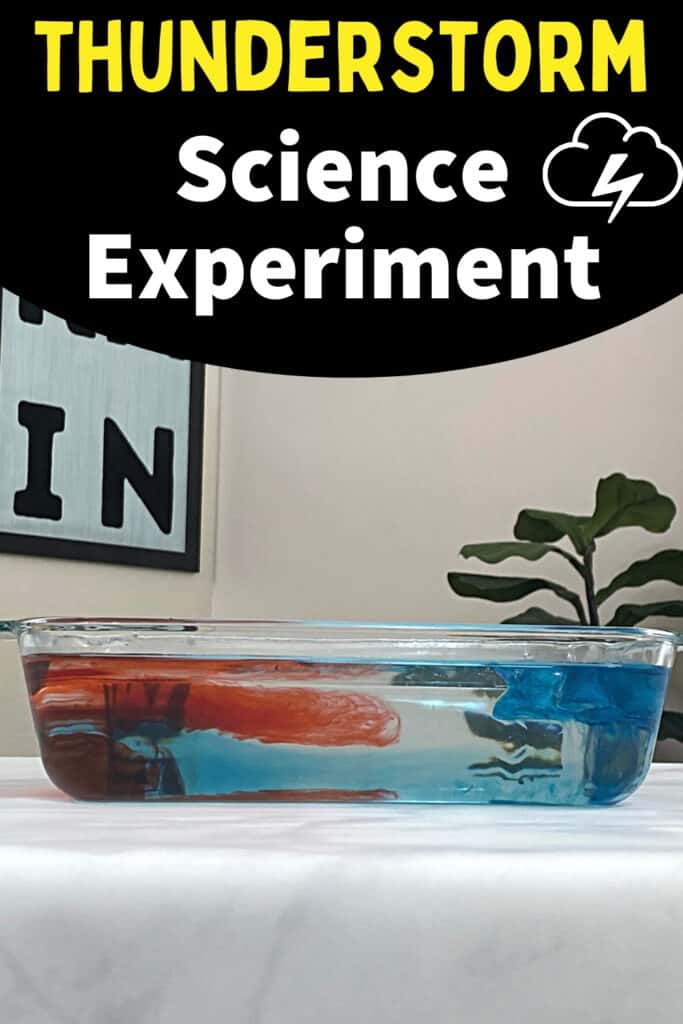 Thunderstorm science experiment